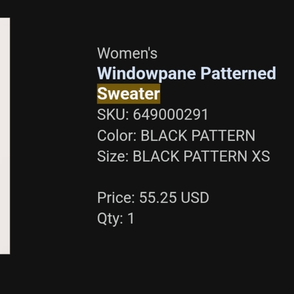 A&F Windowpane Patterned Sweater - Picture 2 of 4